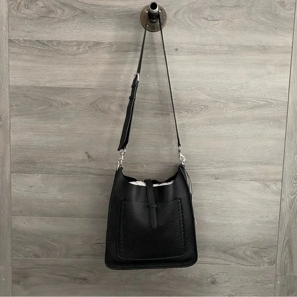 Rebecca minkoff unlined shop feed bag with whipstitch